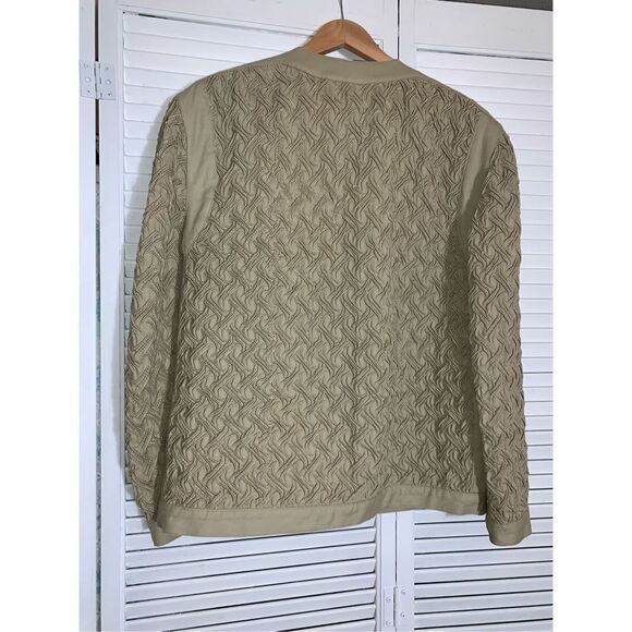 Vintage Saks Fifth Avenue Textured Quilted Button Down Jacket - Picture 13 of 16